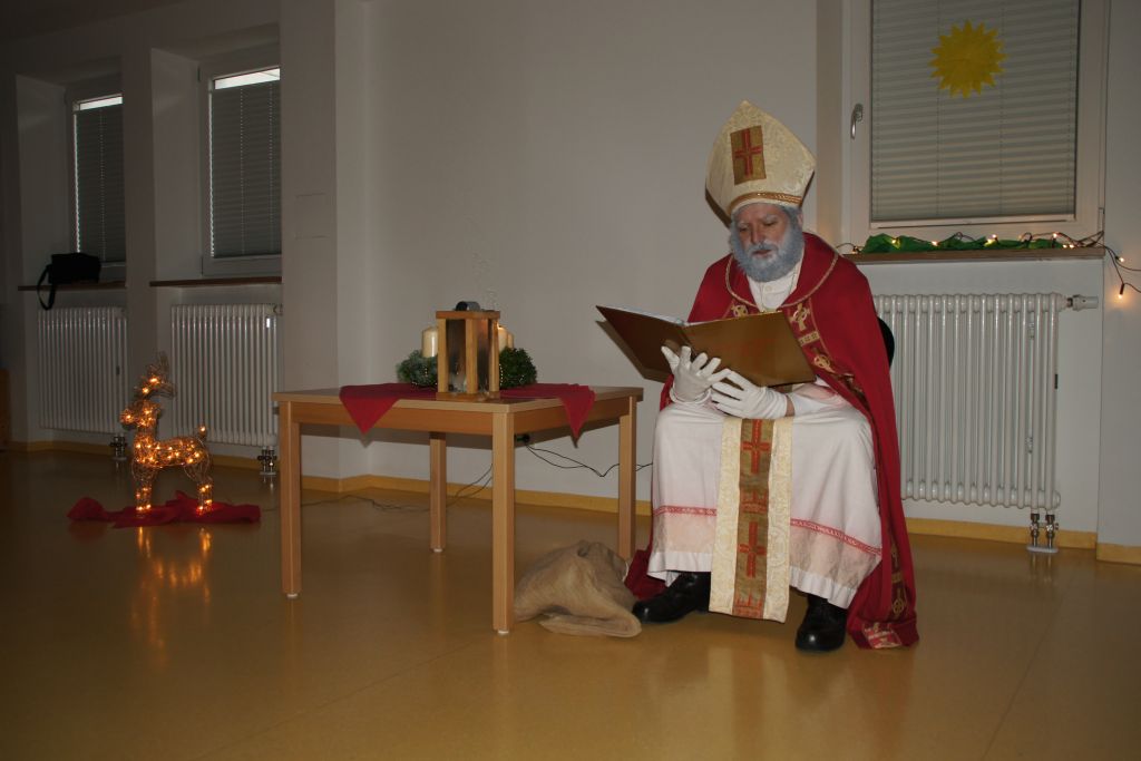 Der Nikolaus in der Kita Pusteblume